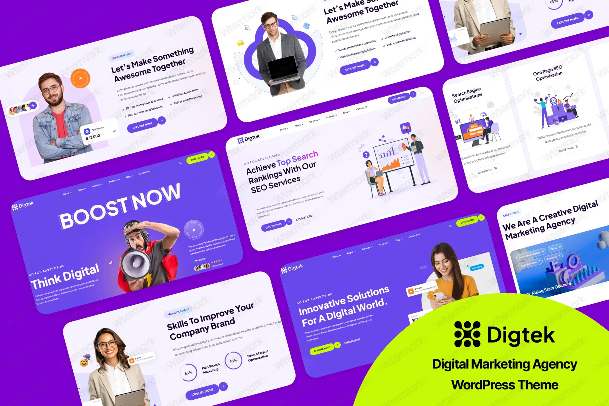 Tema WordPress para agencia de marketing digital